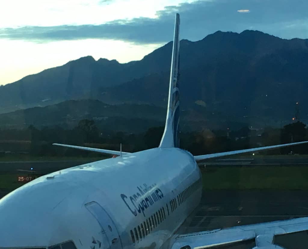 Plane sitting in Costa Rica