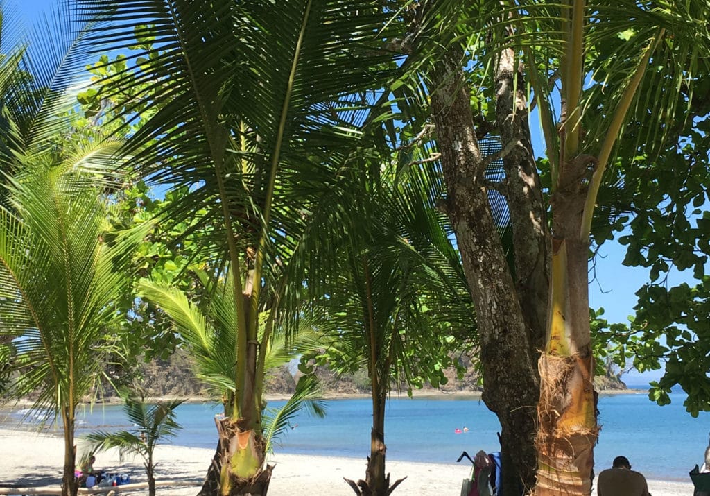 Tropical beach in Costa Rica