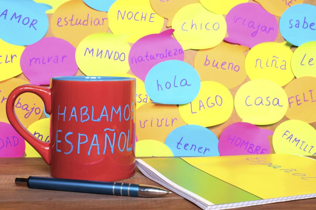 Learning materials for Spanish