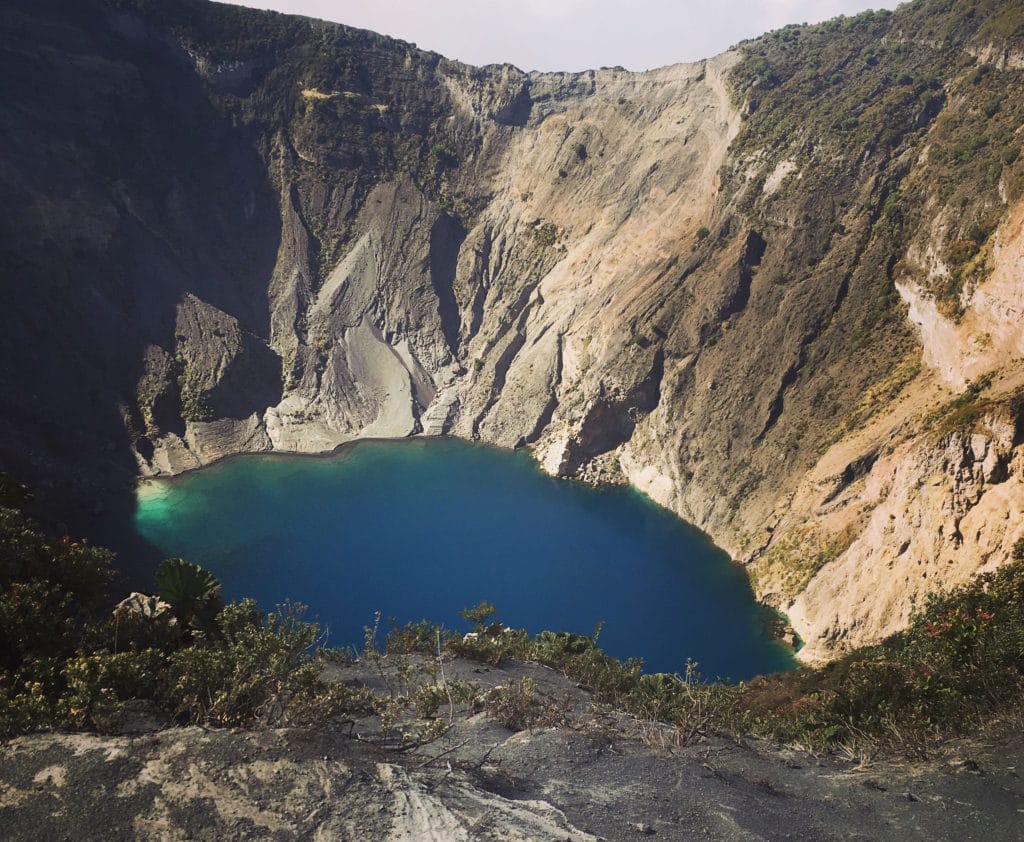 View of Irazu volcano