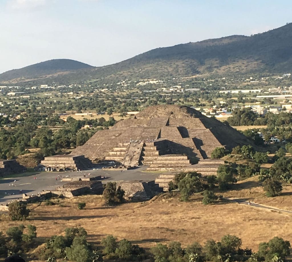 View of the Pyramid of the Moon